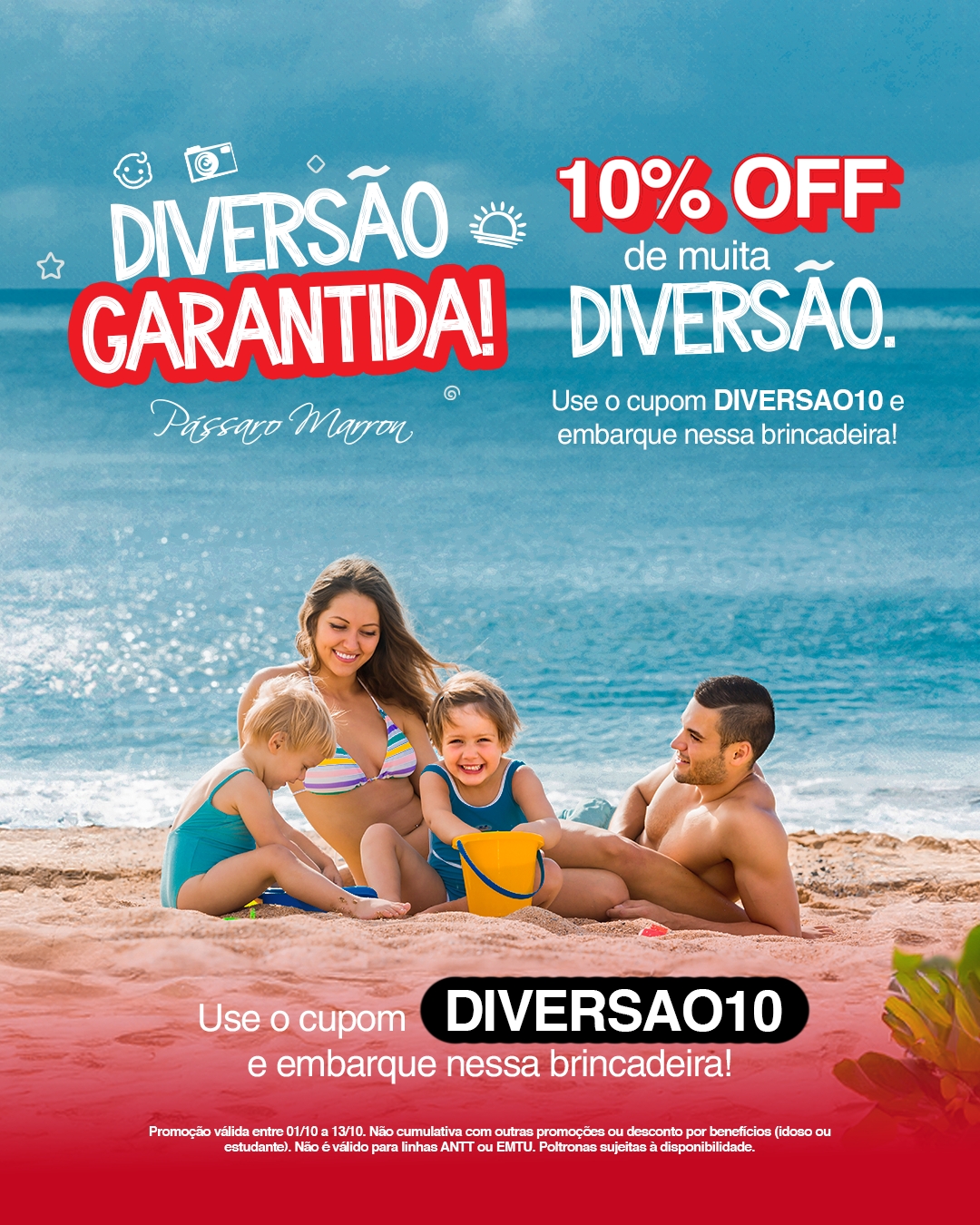 banner mobile diversao garantida off