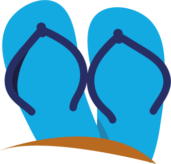 Ativo rodape pe na areia